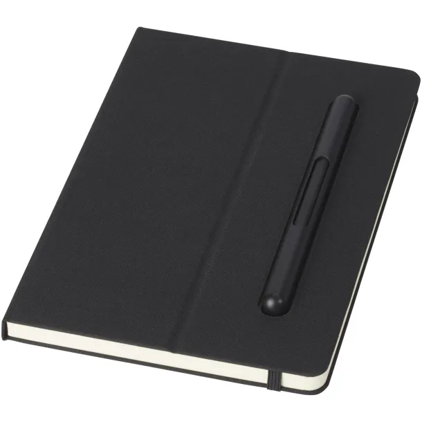 Skribo ballpoint pen and notebook set Crna