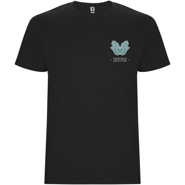 Stafford short sleeve men's t-shirt - Roly Solid black