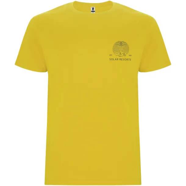 Stafford short sleeve men's t-shirt - Roly Yellow