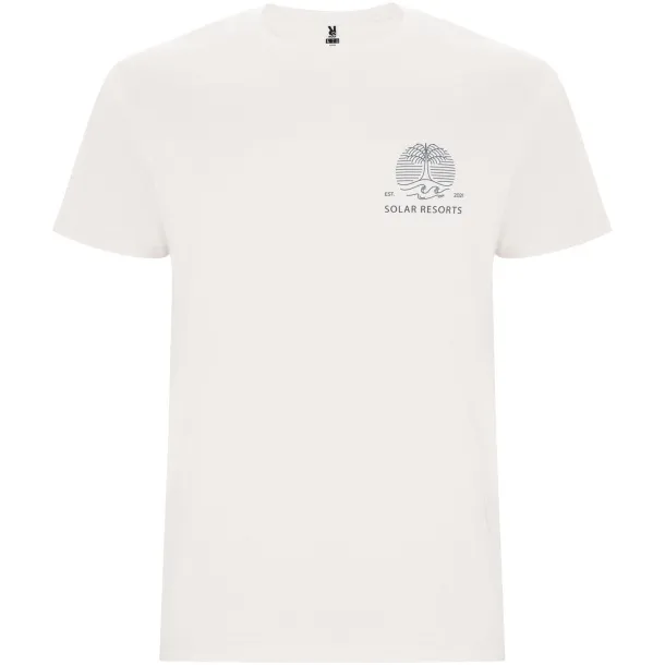 Stafford short sleeve men's t-shirt - Roly Vintage White