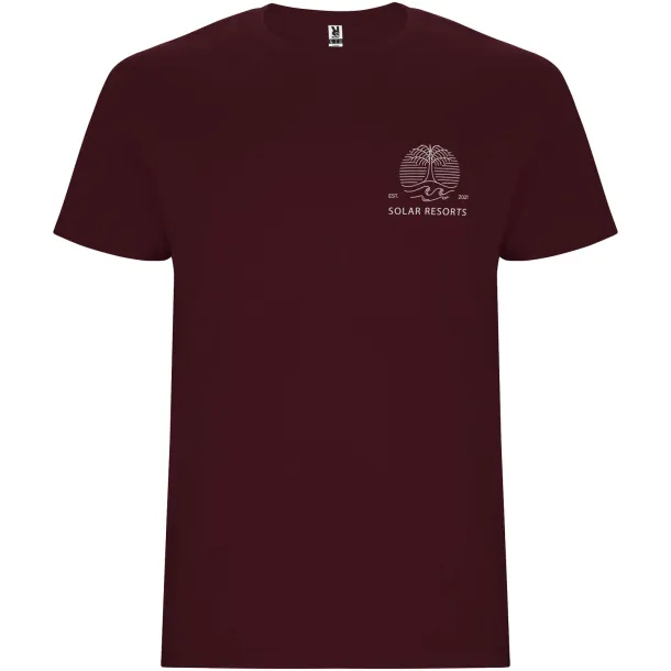 Stafford short sleeve men's t-shirt - Roly Garnet