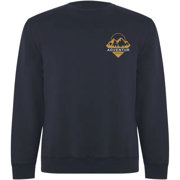 Batian unisex pulover od organskog pamuka - Roly Navy Blue