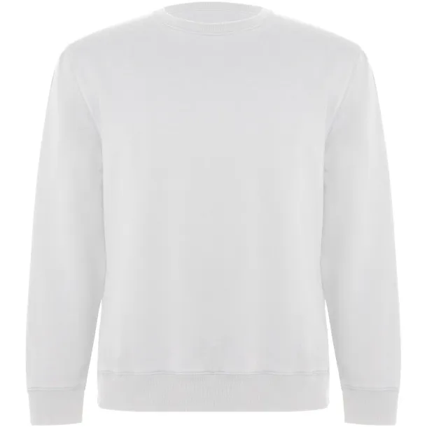 Batian unisex pulover od organskog pamuka - Roly Bijela