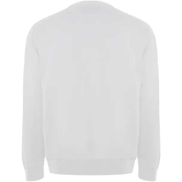 Batian unisex pulover od organskog pamuka - Roly Bijela