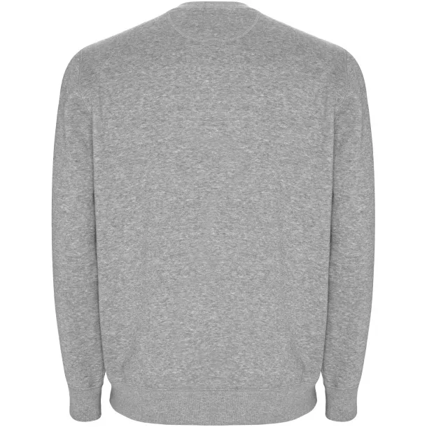 Batian organic cotton unisex crewneck sweater - Roly Marl Grey