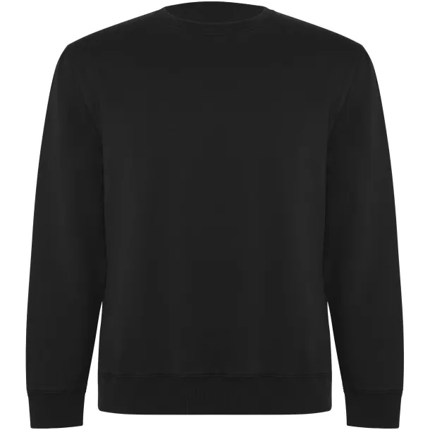Batian unisex pulover od organskog pamuka, 300 g/m² - Roly Crna