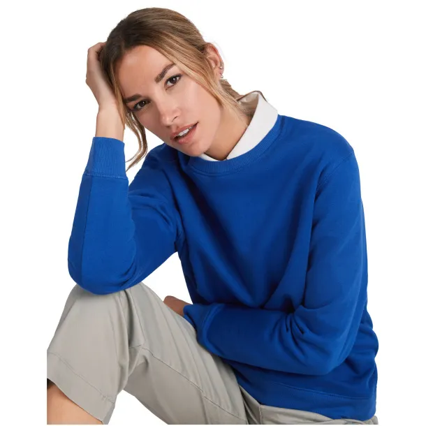 Batian unisex pulover od organskog pamuka, 300 g/m² - Roly Crna