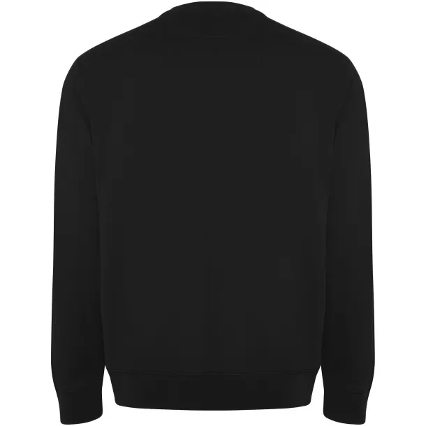 Batian organic cotton unisex crewneck sweater - Roly Crna