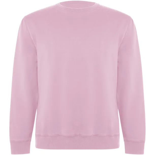 Batian organic cotton unisex crewneck sweater - Roly Light pink