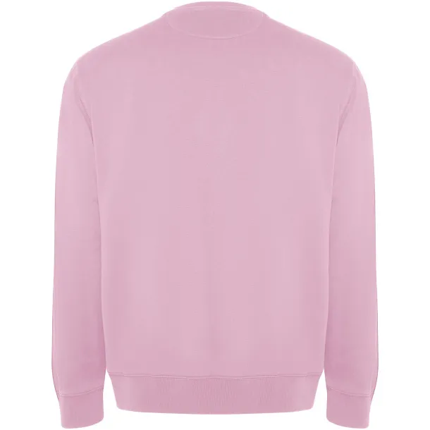 Batian organic cotton unisex crewneck sweater - Roly Light pink