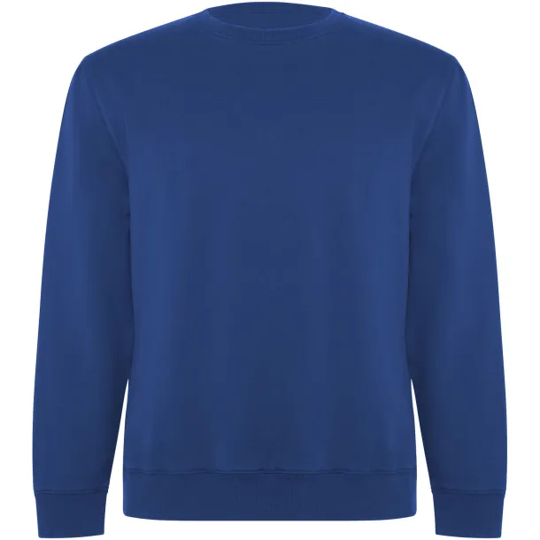 Batian organic cotton unisex crewneck sweater - Roly Royal blue