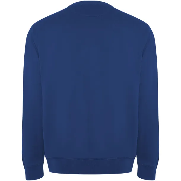 Batian organic cotton unisex crewneck sweater - Roly Royal blue