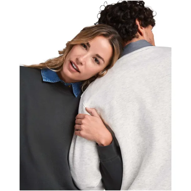 Clasica unisex sportski pulover - Roly Ash white melange