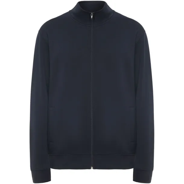 Ulan unisex pulover s patentnim zatvaračem, 280 g/m² - Roly Mornarski plava