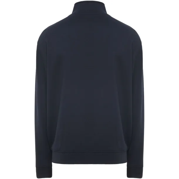 Ulan unisex pulover s patentnim zatvaračem, 280 g/m² - Roly Mornarski plava