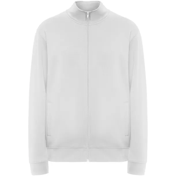 Ulan unisex full zip sweater - Roly White