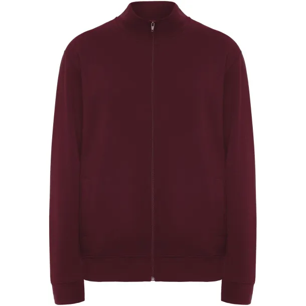 Ulan unisex pulover s patentnim zatvaračem, 280 g/m² - Roly Garnet