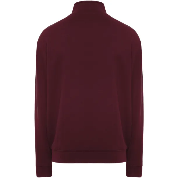 Ulan unisex pulover s patentnim zatvaračem, 280 g/m² - Roly Garnet