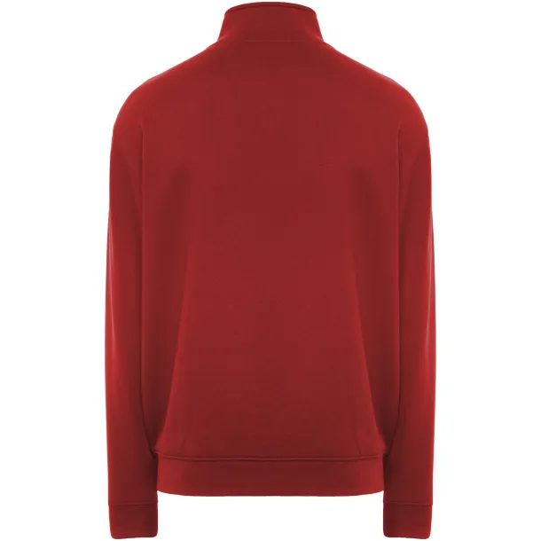 Ulan unisex pulover s patentnim zatvaračem, 280 g/m² - Roly Crvena