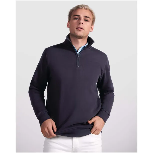 Aneto quarter zip sweater - Roly Mornarski plava