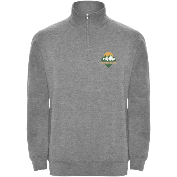 Aneto quarter zip sweater - Roly Sport grey
