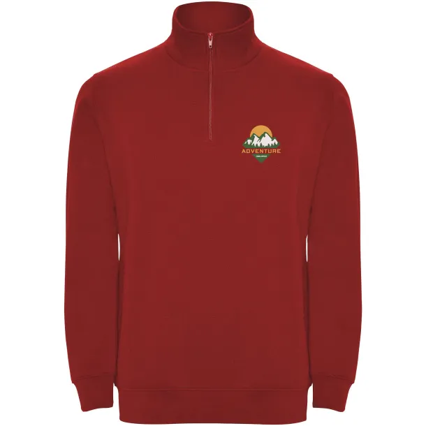 Aneto quarter zip sweater - Roly Red