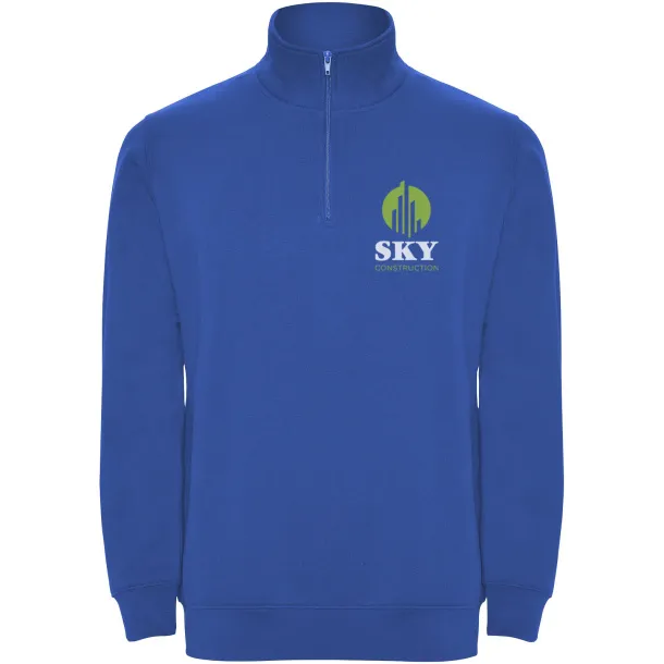 Aneto quarter zip sweater - Roly Royal blue