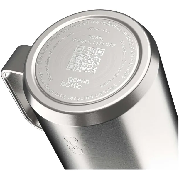 Ocean Bottle 350 ml insulated travel mug - Ocean Bottle Steel