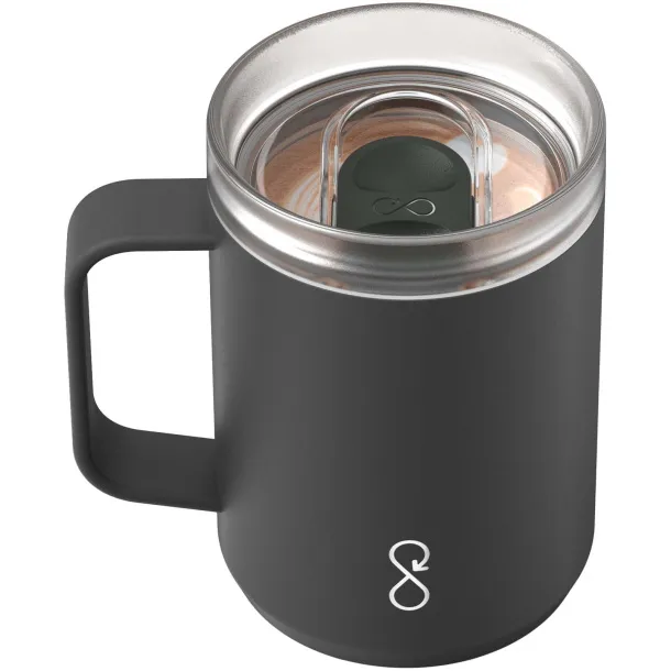 Ocean Bottle putna termo šalica, 350 ml - Ocean Bottle Solid black