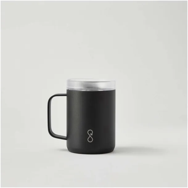 Ocean Bottle putna termo šalica, 350 ml - Ocean Bottle Solid black