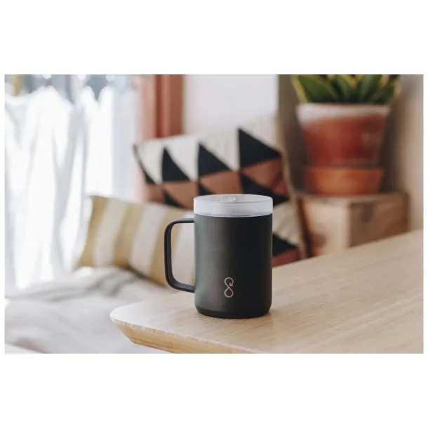 Ocean Bottle 350 ml insulated travel mug - Ocean Bottle Solid black