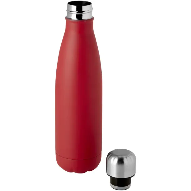 Cove 500 ml RCS certified recycled stainless steel vacuum insulated bottle  Red