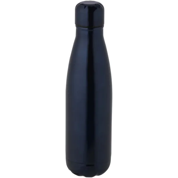 Cove 500 ml RCS certified recycled stainless steel vacuum insulated bottle  Navy Blue