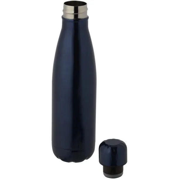Cove 500 ml RCS certified recycled stainless steel vacuum insulated bottle  Navy Blue