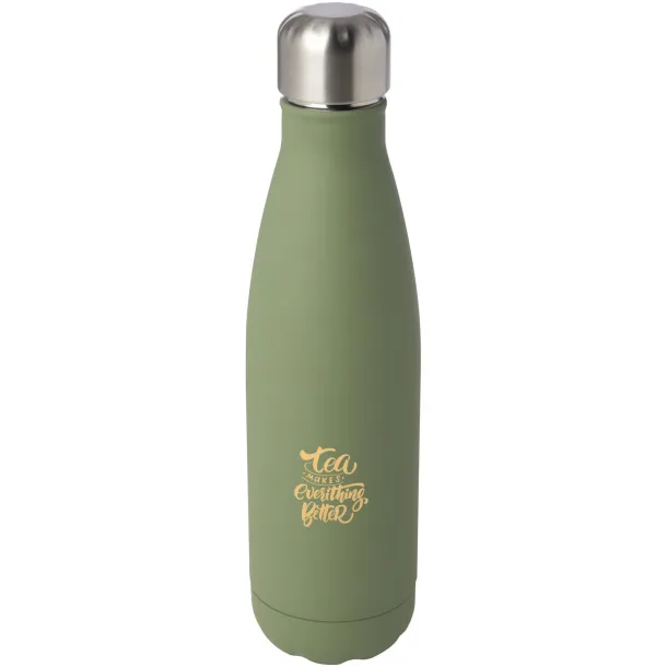 Cove vakuumski izolirana boca od RCS certificiranog recikliranog nehrđajućeg čelika, 500 ml Heather green