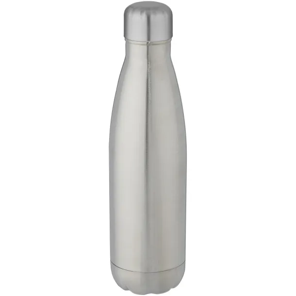 Cove 500 ml RCS certified recycled stainless steel vacuum insulated bottle  Silver