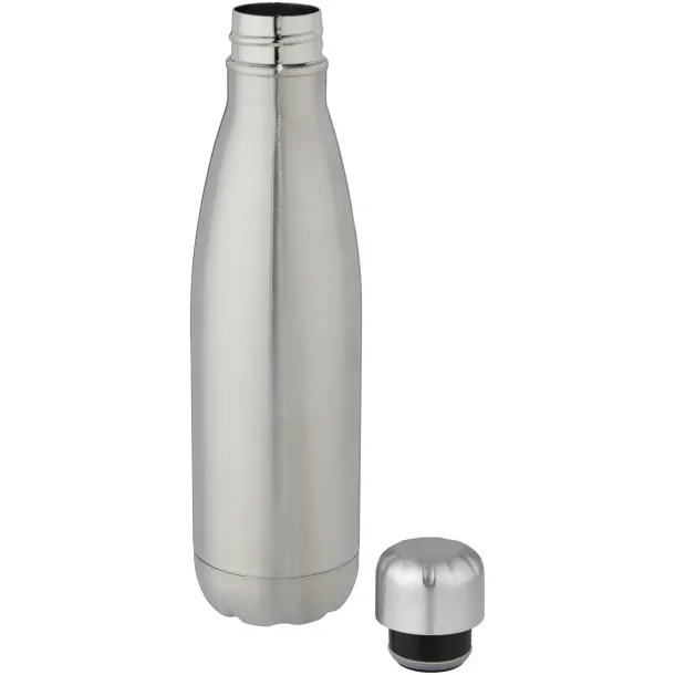 Cove 500 ml RCS certified recycled stainless steel vacuum insulated bottle  Silver