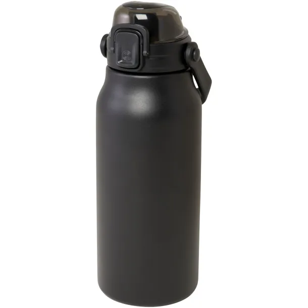 Giganto 1600 ml RCS certified recycled stainless steel copper vacuum insulated bottle Crna