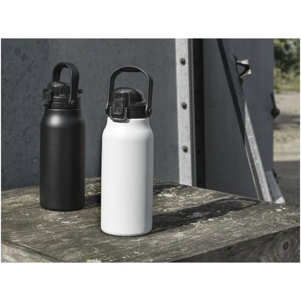 Giganto 1600 ml RCS certified recycled stainless steel copper vacuum insulated bottle Crna
