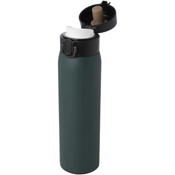 Sika izolirana boca od RCS certificiranog recikliranog nehrđajućeg čelika, 450 ml Forest green