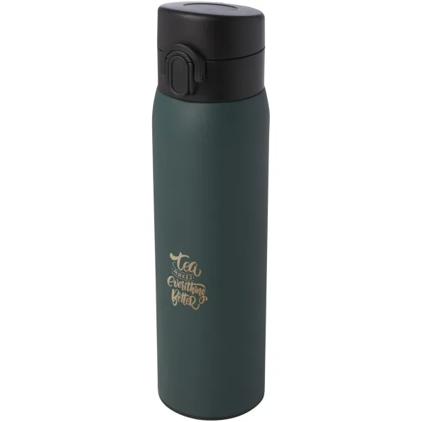 Sika izolirana boca od RCS certificiranog recikliranog nehrđajućeg čelika, 450 ml Forest green