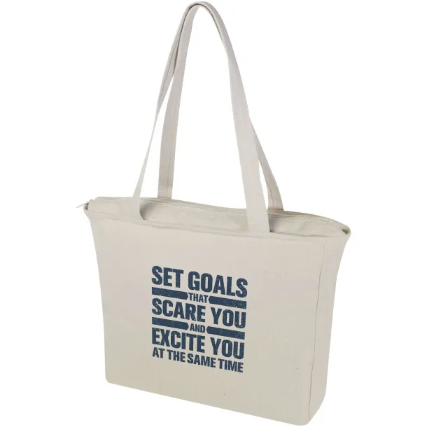 Weekender 500 g/m² Aware™ recycled tote bag Oatmeal