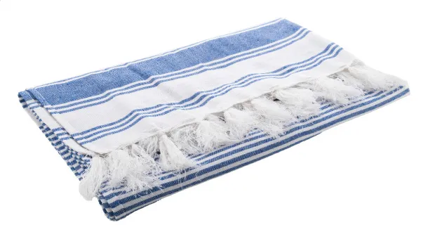 Myrtos beach towel Blue