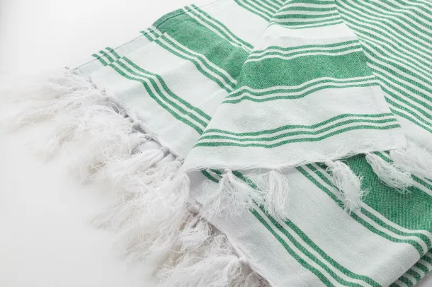 Myrtos beach towel Green