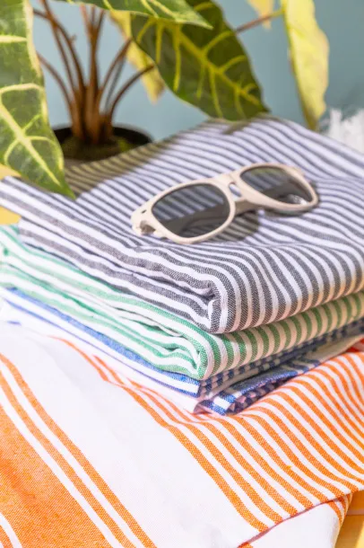 Myrtos beach towel Grey