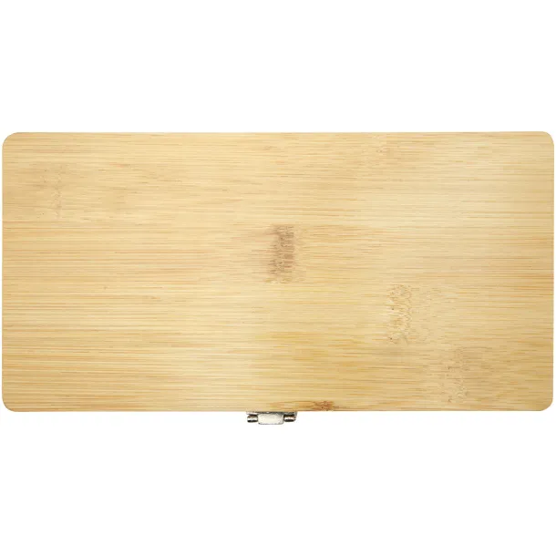 Rivet 19-piece bamboo/recycled plastic tool set - STAC Natural