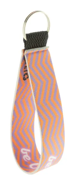 Strappy RPET personalizirani privjesak za ključeve Bijela