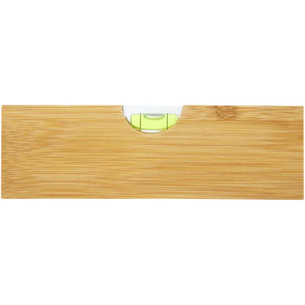 Flush bamboo spirit level with bottle opener - STAC Natural