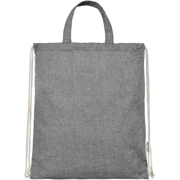 Pheebs 150 g/m² Aware™ drawstring bag Heather black