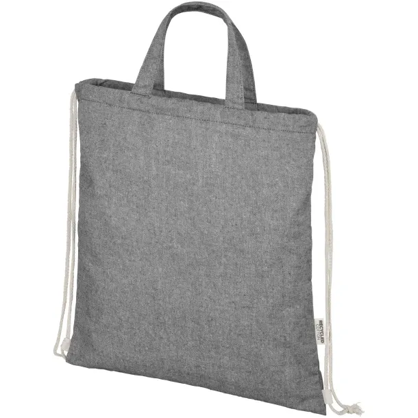 Pheebs 150 g/m² Aware™ drawstring bag Heather black